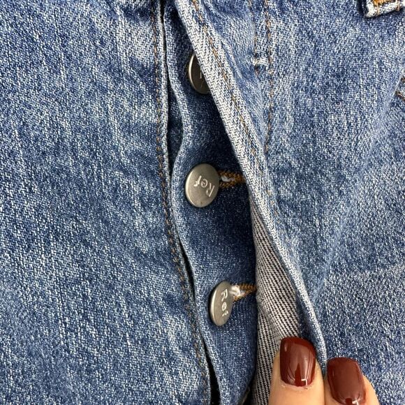 Reformation Serena High Skinny Jeans Size 29 in Maya Blue Raw Hem - Picture 8 of 10